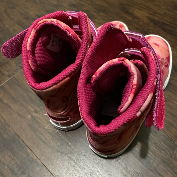 Supra Skate Shoes PINK PARTY Society Mens size 8.5 high RARE - Picture 6 of 9